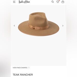 Lack of Color Teak Rancher size medium